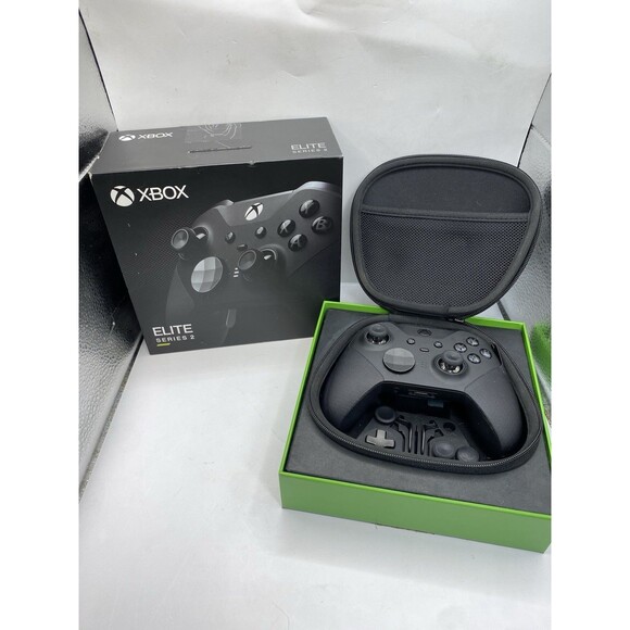Microsoft Xbox Elite Series 2 Wireless Controller w/ Case for Xbox S/X/One Black - Picture 1 of 7